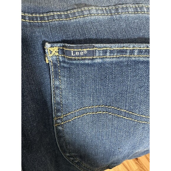Women’s Lee Cleric Jeans Size 12L Blue Boot Cut Jeans - Picture 3 of 10